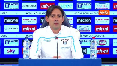 Derby Lazio-Roma, Inzaghi: "Non temo la Roma, servirà grande cuore”