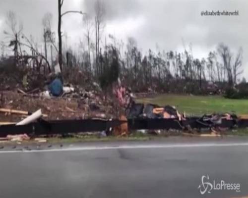 Usa: tornado colpisce l'Alabama, 22 morti