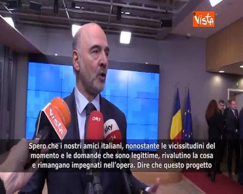 Tav, Moscovici: “Errore dire che è un progetto negativo” SOTTOTITOLI