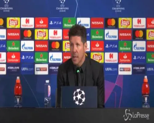 Atletico, Simeone: "La Juve è stata più forte"
