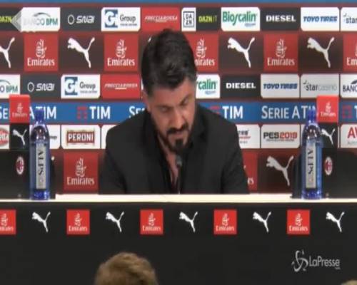 Gattuso: "Ce la siamo cercata, errori di atteggiamento"