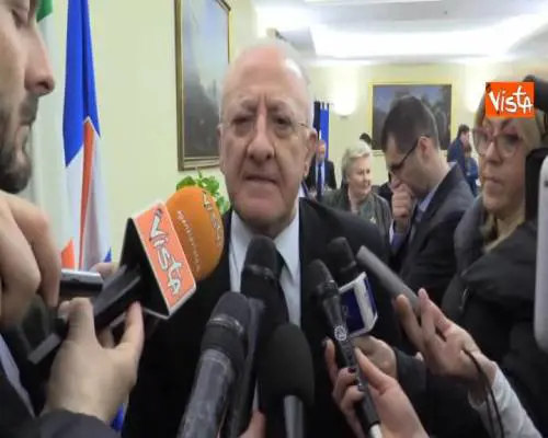 PD, De Luca: “Zingaretti può dare serenità al nostro Paese, può avere consenso degli italiani”