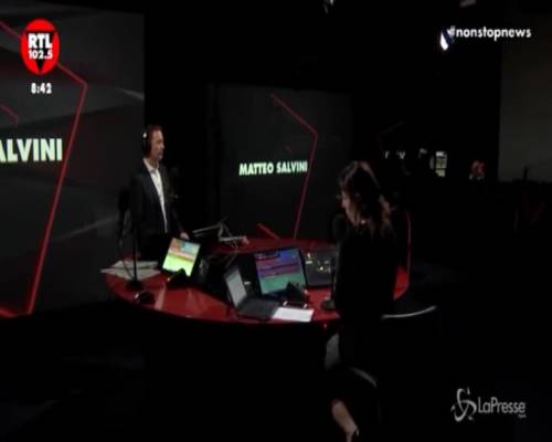 Salvini: "Non penso che al governo ci siano c...i"
