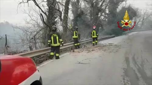 Incendio in Liguria, l'intervento dei Vigili del Fuoco