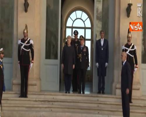 Mattarella incontra presidente Repubblica di Lituania, colloquio privato al Quirinale, immagini