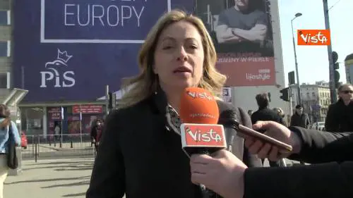 Meloni a Varsavia contro Juncker: Anche Commissari Eu bugiardi su Italia