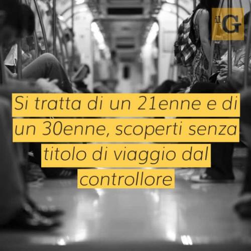 Treno bloccato da due romeni senza biglietto