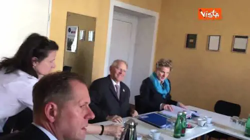 Fico incontra il presidente del Bundestag Schauble 