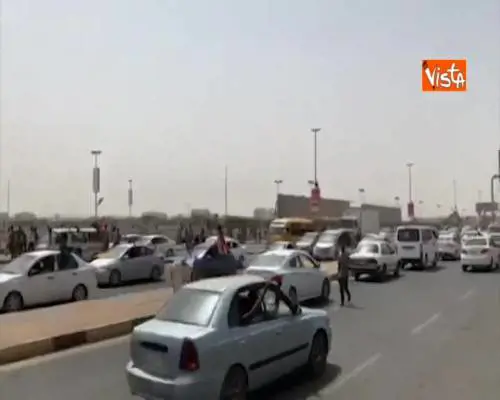  Colpo di Stato in Sudan, festeggiamenti per le strade di Khartum dopo le dimissioni di Al Bashir 