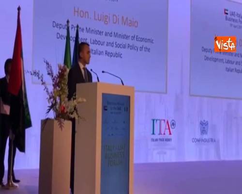 Italia-Emirati, Di Maio: “Rapporto utile per stabilizzare Mediterraneo allargato e creare pace”