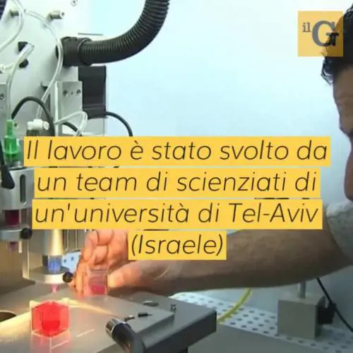 Cuore ricreato con stampante 3D, entusiasmo degli scienziati