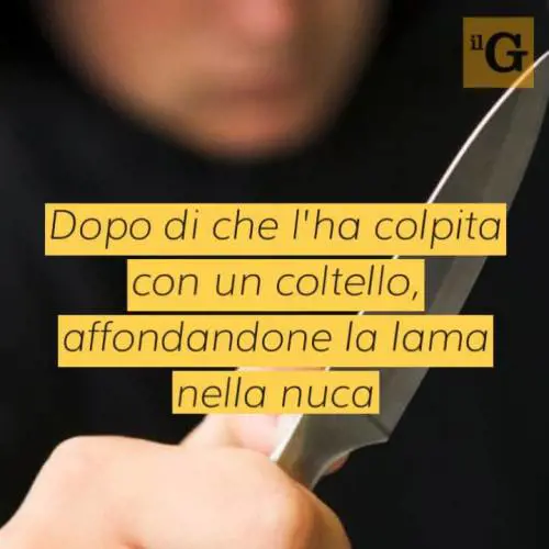 Accoltellata durante rapina: la lama ancora nel collo