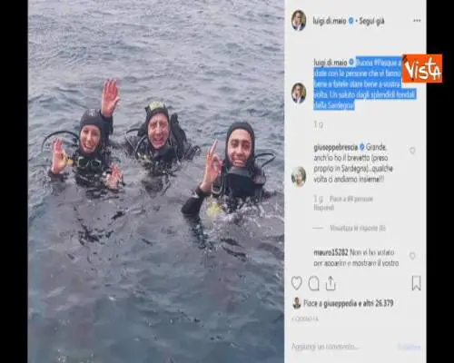 Vacanze di Pasqua in Sardegna per Di Maio