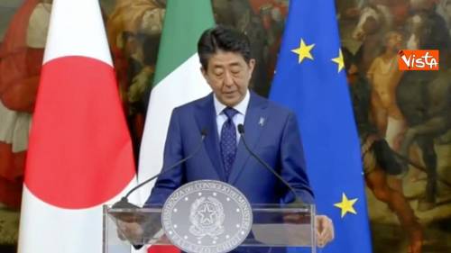 Shinzo Abe: “Stiamo rafforzando rapporti bilaterali con l’Italia in tutti i campi”