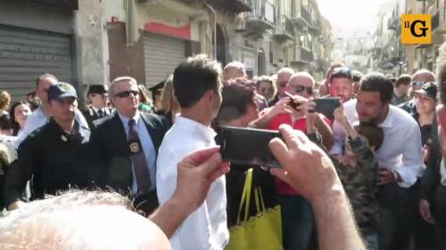 Bagno di selfie a Monreale per Matteo Salvini. "I mafiosi sono ovunque ma noi gli toglieremo l'ultimo paio di mutande"