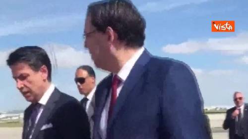 Il presidente Conte arriva in Tunisia per il vertice intergovernativo italo-tunisino