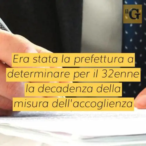 Accoglienza revocata, togolese non lascia centro e minaccia gestore
