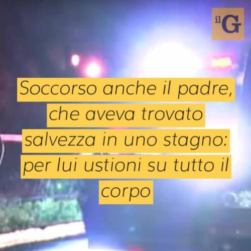 Stati Uniti, lasciata dal padre in auto in fiamme: muore a 3 anni