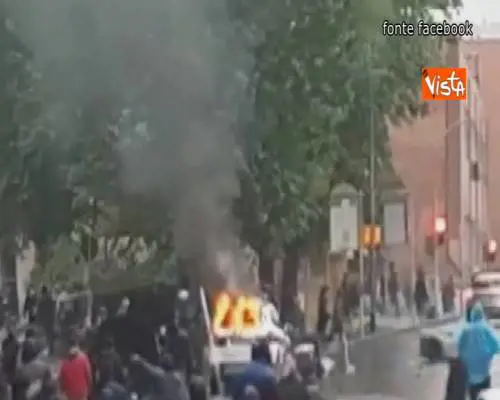 Tensioni fuori dallo Stadio Olimpico prima della finale