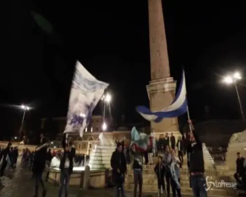 La Lazio vince la Coppa Italia e Roma si colora di biancoceleste