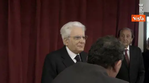 Mattarella ai malati di Alzheimer del Villaggio Emanuele: "Qui si può vivere con serenità"