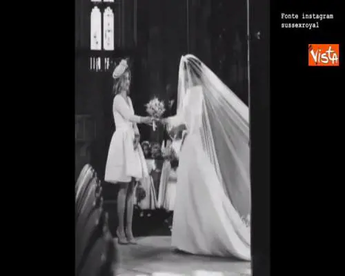 Harry e Meghan, il primo anniversario di nozze, il loro video su Instagram