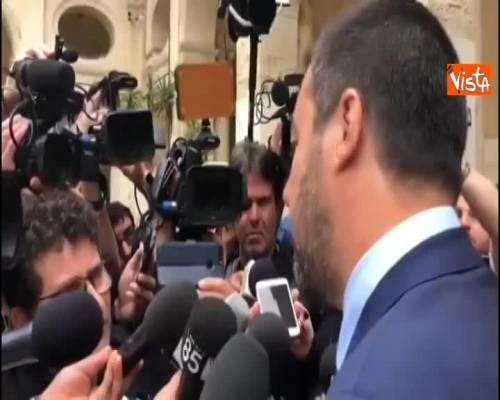 Mirandola, Salvini: "Blindare porti d'Italia ed Europa"