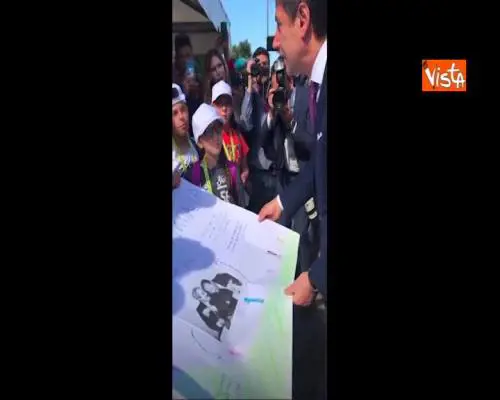 Conte incontra i ragazzi alla commemorazione della strage di Capaci