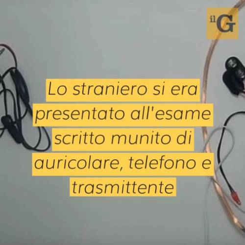 Indiano bara a test di guida, ma l'auricolare lo manda in ospedale