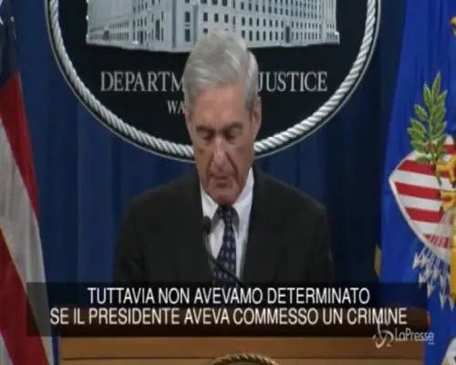 Russiagate, nel suo discorso Mueller non scagiona Trump