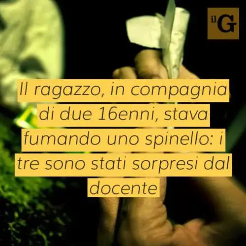 Vicenza, 17enne ferisce docente che lo sorprende con uno spinello