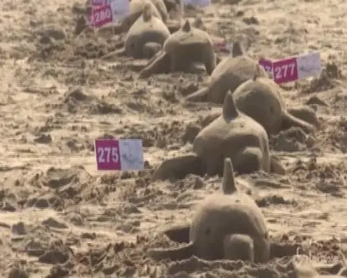 Sculture di sabbia da Guinness