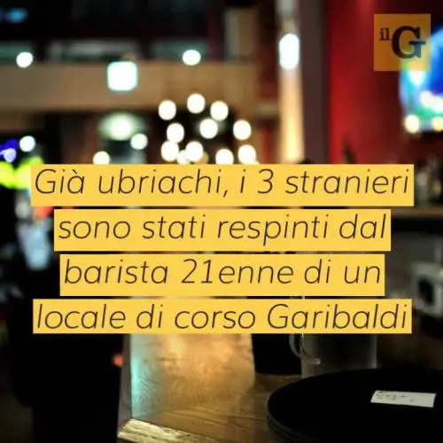 Sudamericani pestano il barista. Poi si rivoltano contro gli agenti