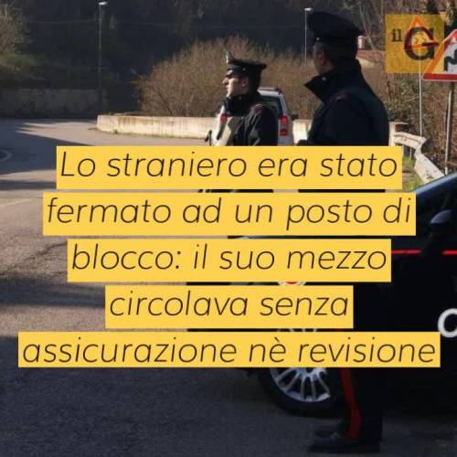 Ghanese attacca carabiniere, tenta di sfilargli la pistola e lo morde