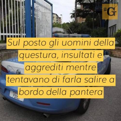 Rimini, lancia bottiglie poi attacca e morde agenti: presa brasiliana