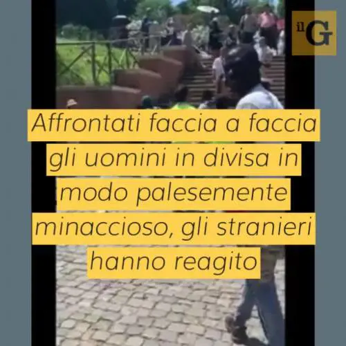 Roma, ambulanti senegalesi aggrediscono agenti durante un controllo