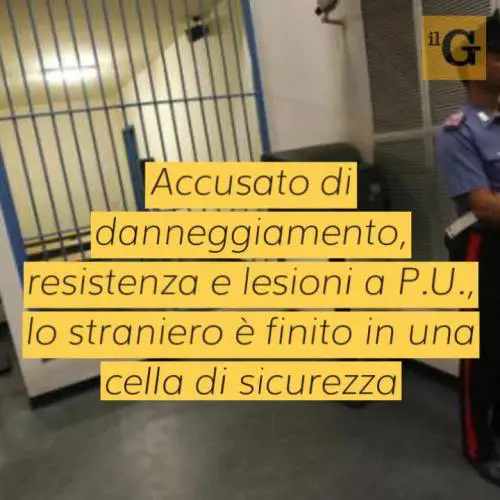 Salò, pugni e morsi a militare: irregolare ivoriano subito libero