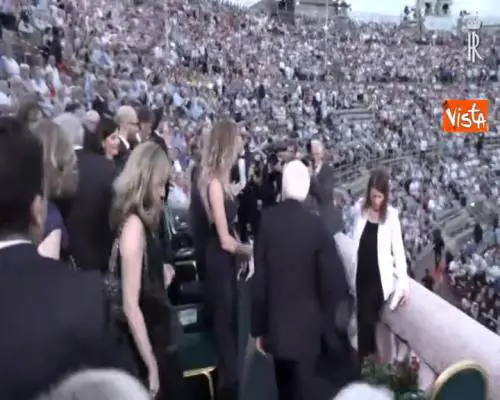 Mattarella all'Arena di Verona per 'La Traviata' di Verdi con allestimento Zeffirelli