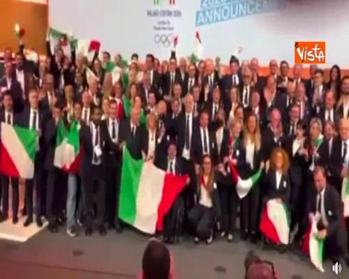  Olimpiadi2026 a Milano-Cortina, esultanza delegazione italiana al CIO: “Poo po po po po poo po” 