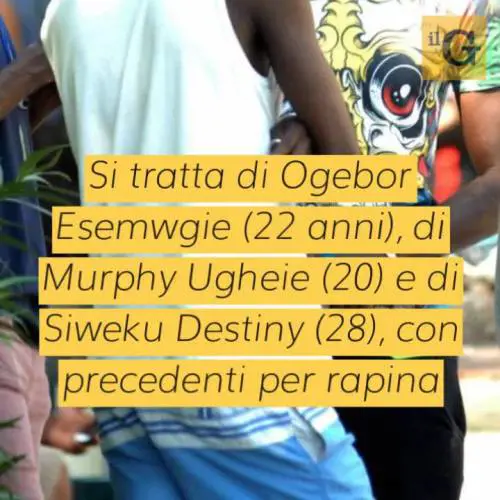 Cagliari, coppie aggredite e rapinate, agenti attaccati: presi 3 nigeriani