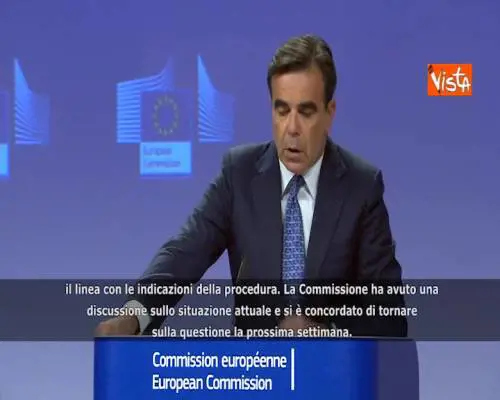 Conti pubblici Italia, la Commissione: “Continuano lavori preparatori a procedura”