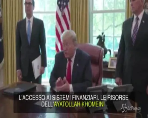 La gaffe di Trump: nuove sanzioni all'Iran, ma l'ayatollah è sbagliato