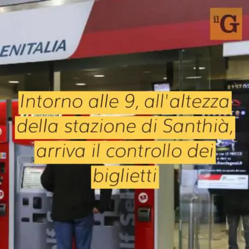 Nigeriano senza biglietto graffia controllore, fermato a Santhià