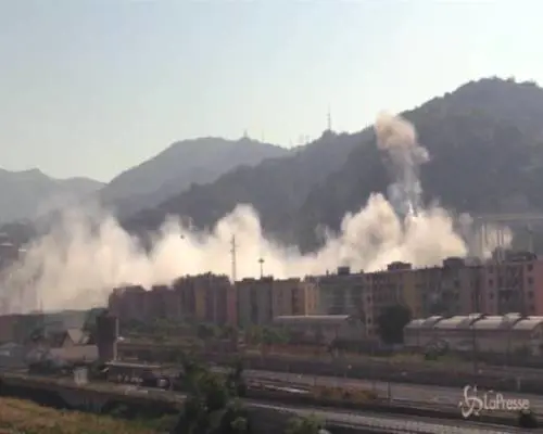 Ponte Morandi: "Il piano di demolizione ha funzionato"