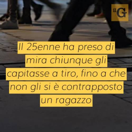 Romeno molesta passanti, ne ferisce uno e reagisce all'arresto