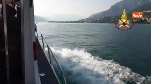 Donna dispersa nel lago di Como, le ricerche dei sub con il Rov (remotely operated vehicle)
