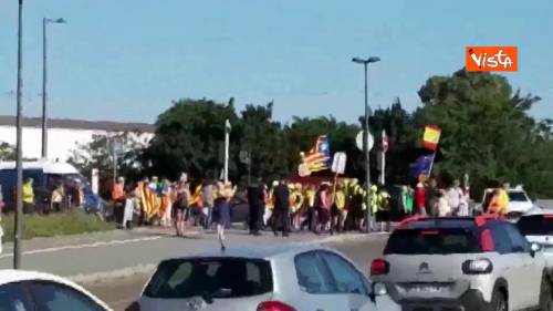  Parlamento Ue, protesta dei catalani per deputati indipendentisti eletti ma non riconosciuti 
