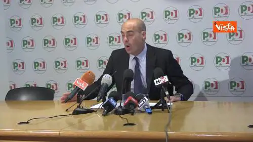 Parlamento UE, Zingaretti: “Vittoria dei democratici, Sassoli uno di noi”