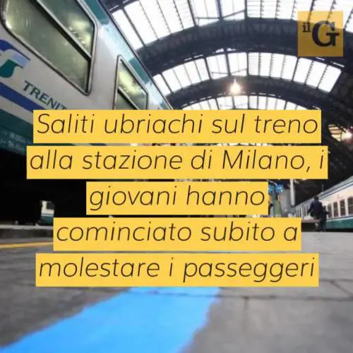 Chivasso, disturbi sul treno e testate ai militari: fermati 4 giovani