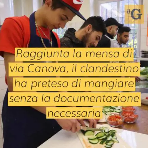 Milano, clandestino distrugge finestre in questura dopo show in mensa